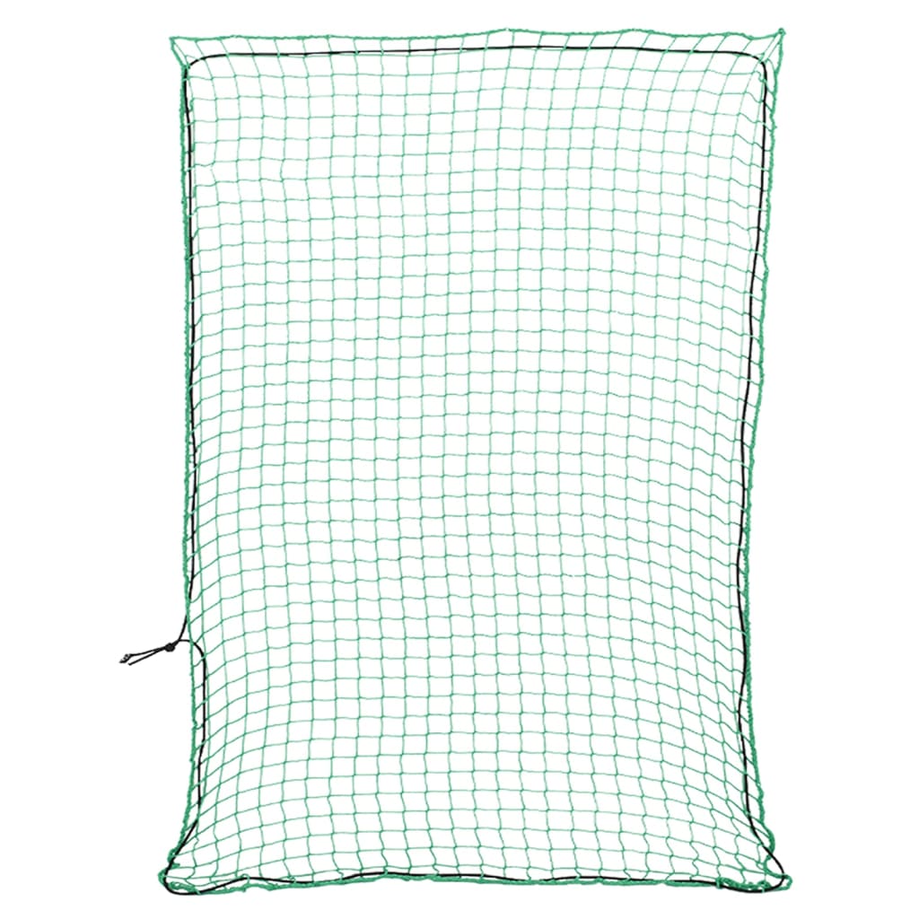 JUNG Vida Anhängernetz mit Gummiseil Grün 4x3 m PP