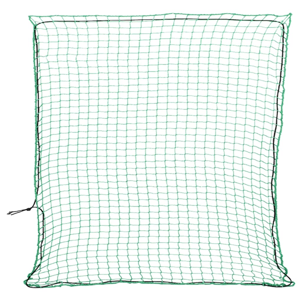JUNG Vida Anhängernetz mit Gummiseil Grün 4x4 m PP