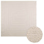 JUNG Vida Teppich ZIZUR Creme 200x200 cm Jute-Optik Indoor und Outdoor