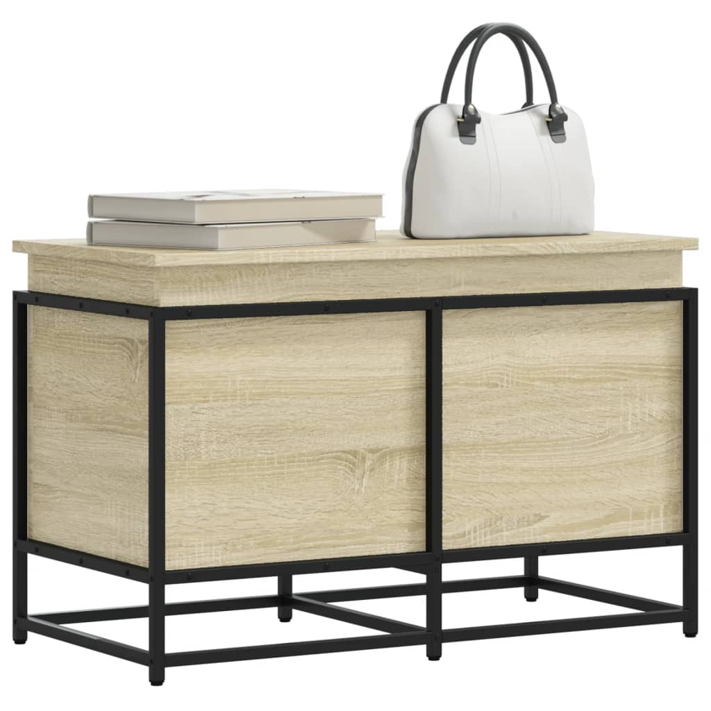 JUNG Vida Aufbewahrungsbox mit Deckel Sonoma 80x40x51,5 cm Holzwerkstoff