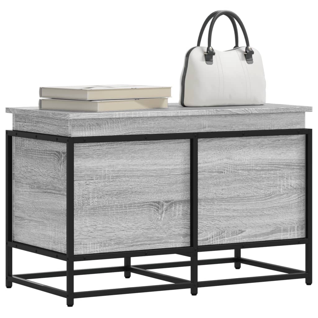 JUNG Vida Aufbewahrungsbox mit Deckel Grau Sonoma 80x40x51,5 cm
