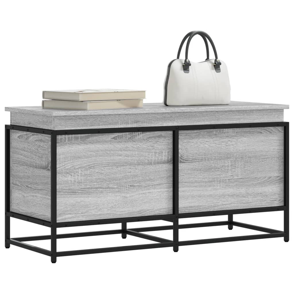JUNG Vida Aufbewahrungsbox mit Deckel Grau Sonoma 100x40x51,5 cm