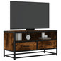 JUNG Vida TV-Schrank Räuchereiche 80x34,5x40 cm Holzwerkstoff und Metall