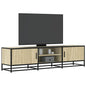 JUNG Vida TV-Schrank Sonoma-Eiche 160x35x41 cm Holzwerkstoff und Metall