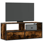 JUNG Vida TV-Schrank Räuchereiche 100x31x39,5 cm Holzwerkstoff und Metall
