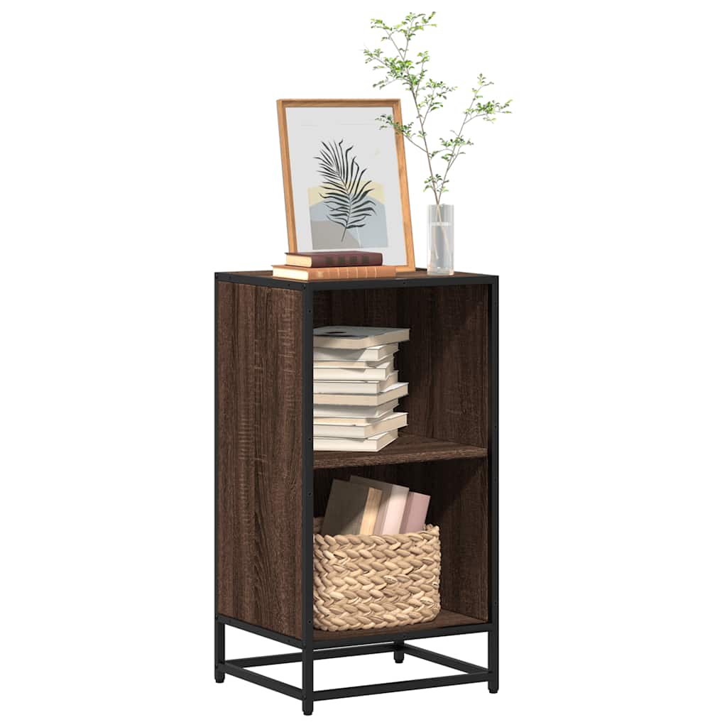 JUNG Vida Bücherregal Braun Eichen-Optik 40x35x76 cm Holzwerkstoff