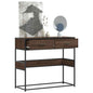 JUNG Vida Konsolentisch Braun Eichen-Optik 90x35x80 cm Holzwerkstoff