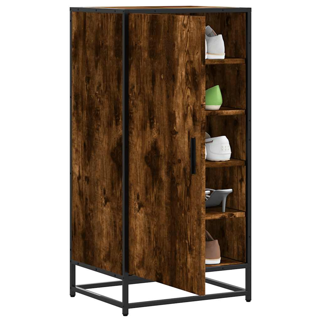 JUNG Vida Schuhregal Räuchereiche 48x38x97,5 cm Holzwerkstoff