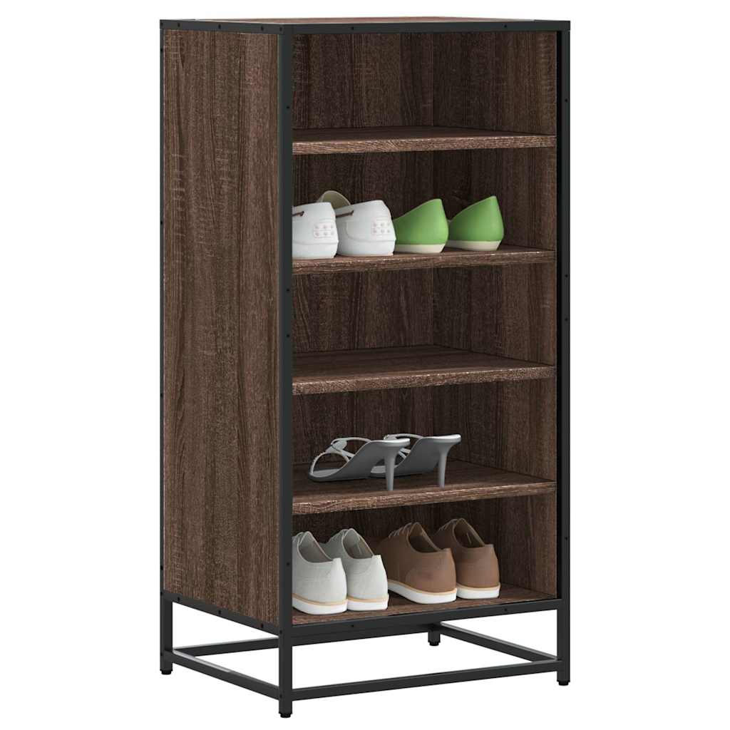 JUNG Vida Schuhregal Braun Eichen-Optik 48x38x97,5 cm Holzwerkstoff