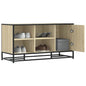 JUNG Vida Schuhbank Sonoma-Eiche 100x40x53,5 cm Holzwerkstoff und Metall