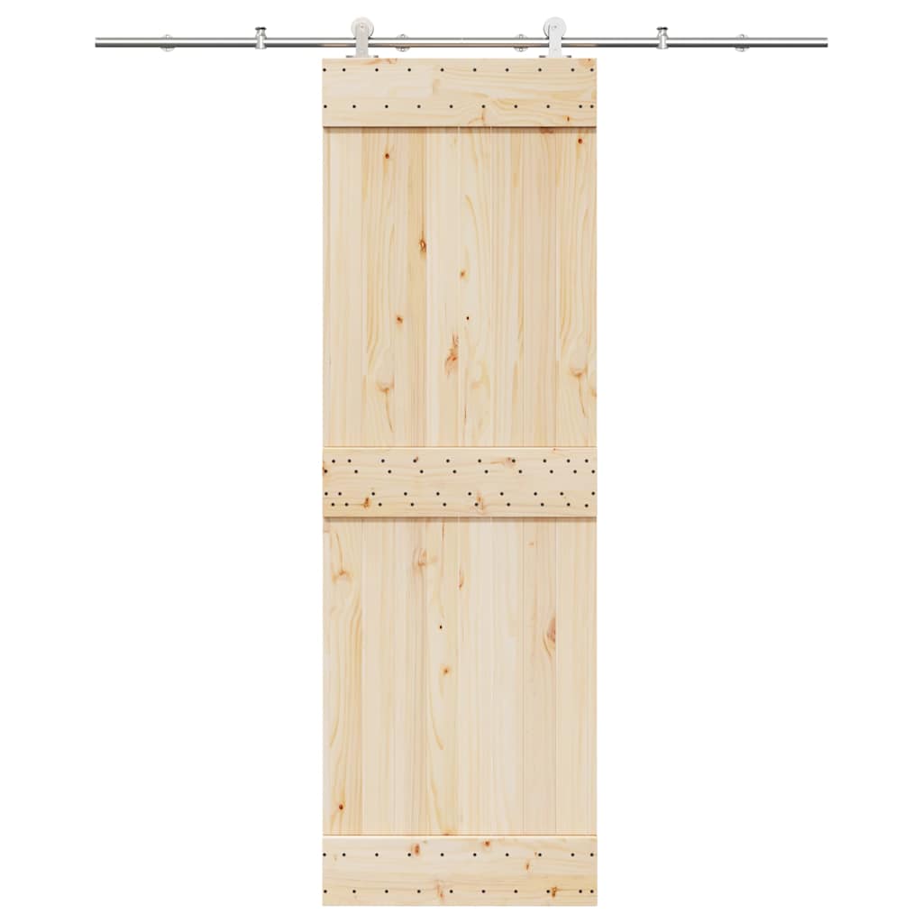 JUNG Vida Schiebetür-Beschlagsatz 200 cm Edelstahl Silbern