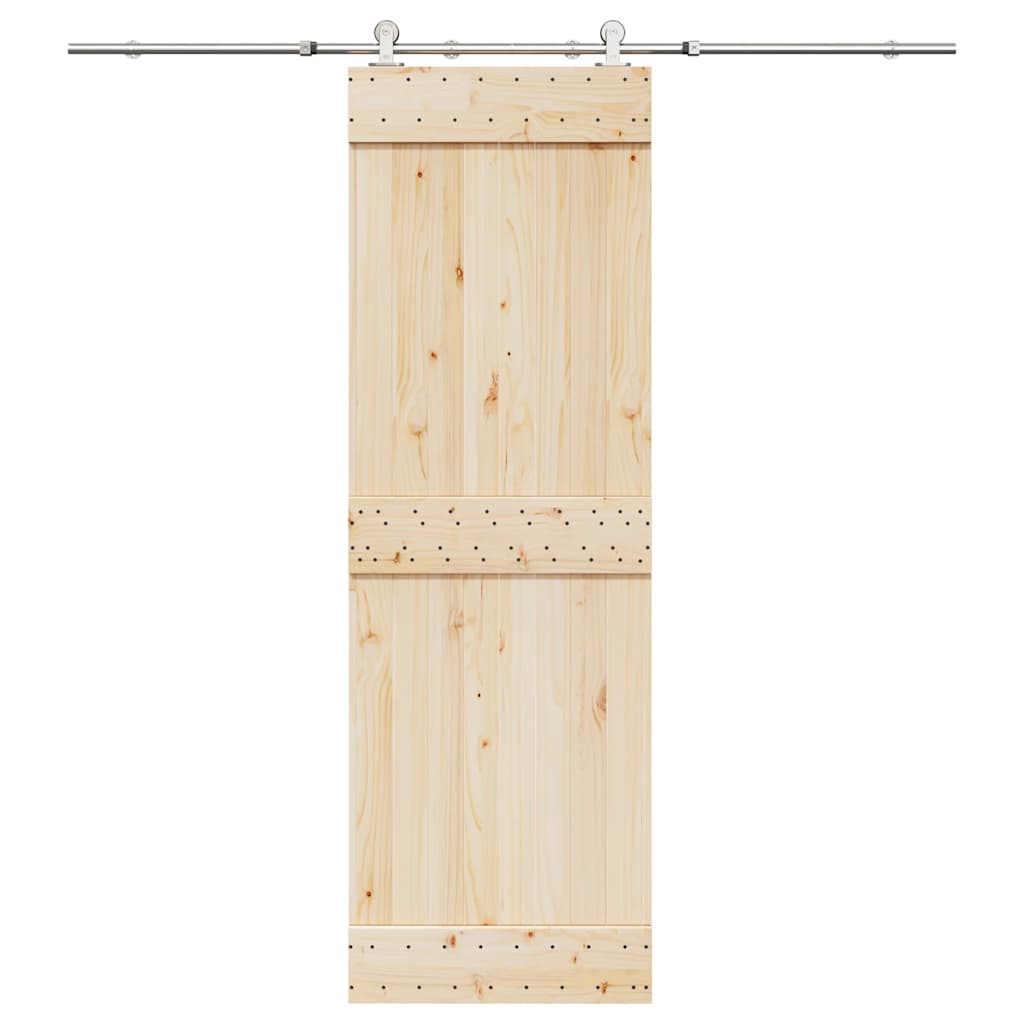 JUNG Vida Schiebetür-Beschlagsatz 200 cm Edelstahl Silbern