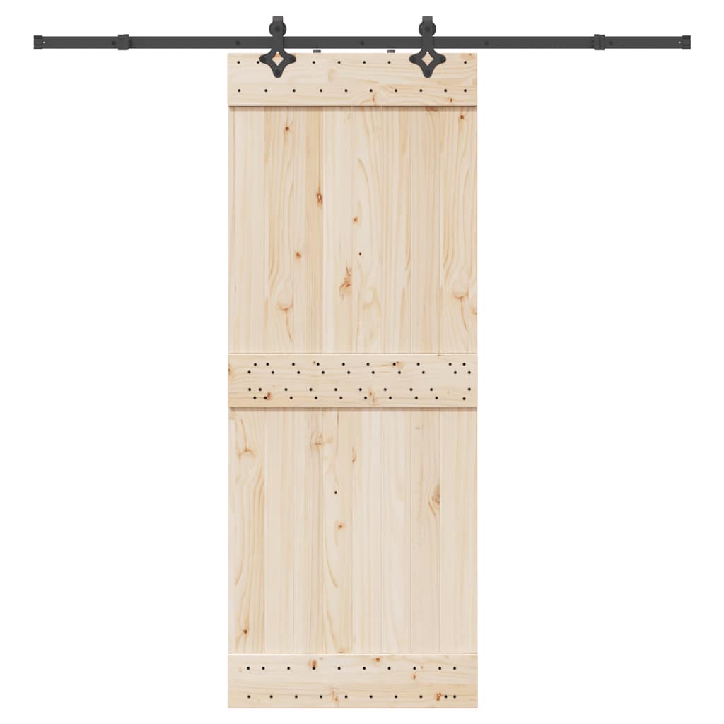 JUNG Vida Schiebetürbeschlag-Set 213,5 cm Stahl Schwarz
