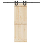 JUNG Vida Schiebetürbeschlag-Set 200 cm Stahl Schwarz