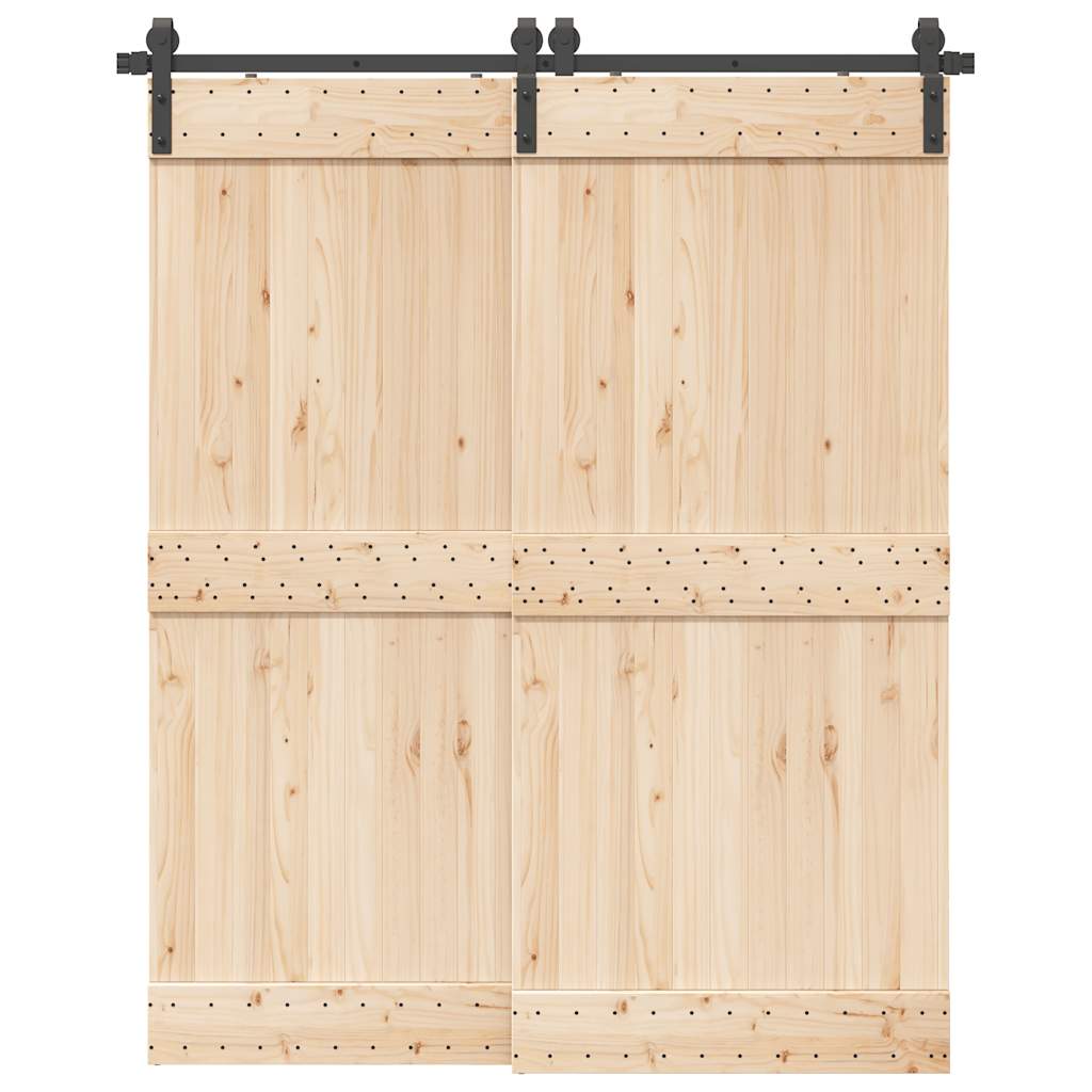 JUNG Vida Schiebetürbeschlag-Set 183 cm Stahl Schwarz