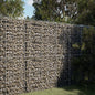 JUNG Vida Gabione mit Deckel 100x50x200 cm Verzinktes Eisen