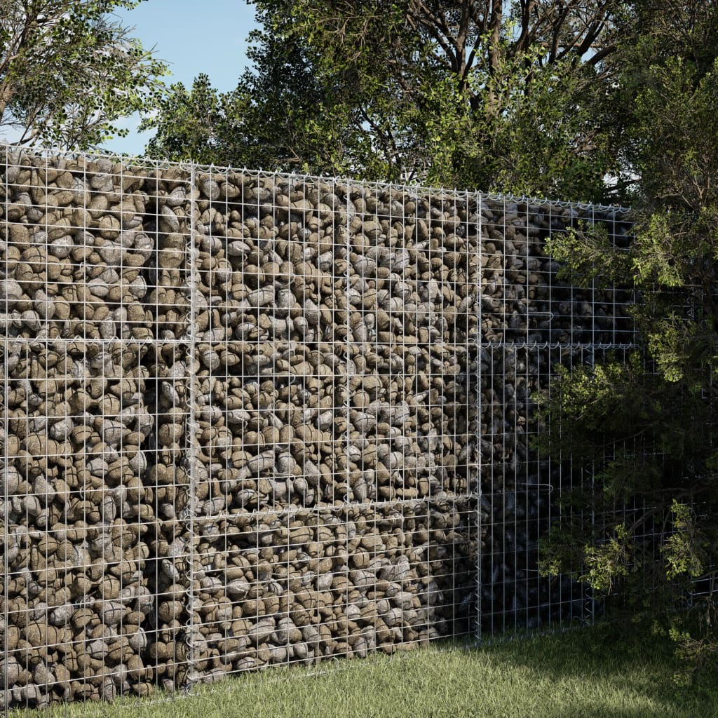 JUNG Vida Gabione mit Deckel 100x100x150 cm Verzinktes Eisen