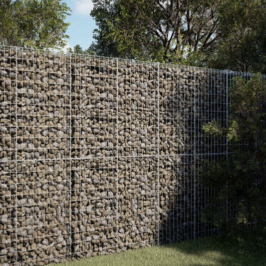 JUNG Vida Gabione mit Deckel 100x100x200 cm Verzinktes Eisen