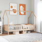JUNG Vida Kinderbett Hausbett 80x200 cm Massivholz Kiefer