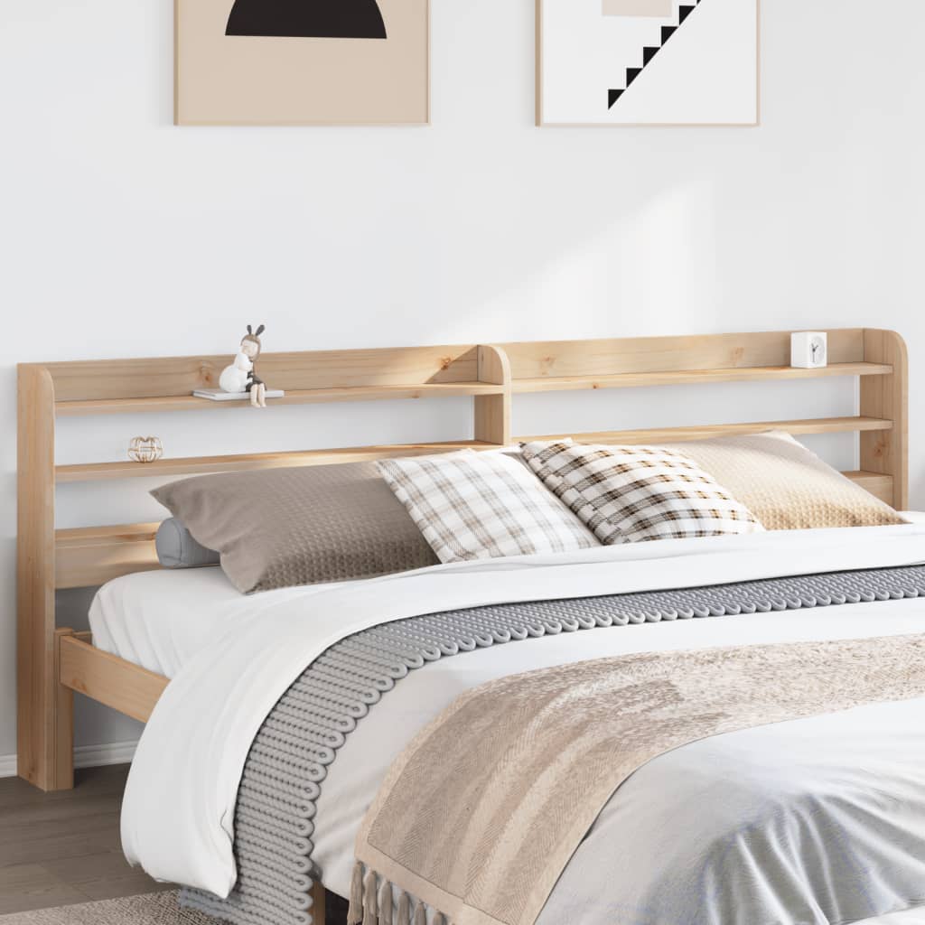 JUNG Vida Kopfteil mit Ablagen 200 cm Massivholz Kiefer