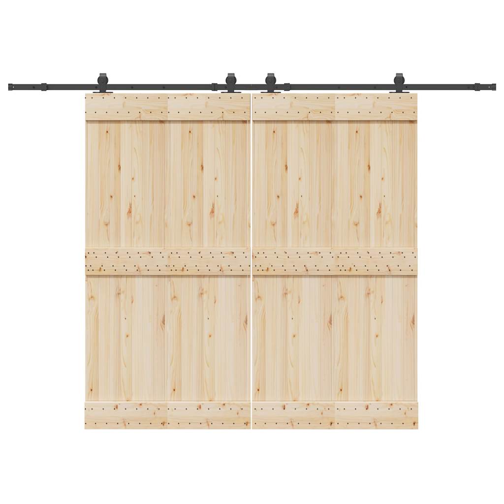 JUNG Vida Schiebetürbeschlag-Set 305 cm Stahl Schwarz