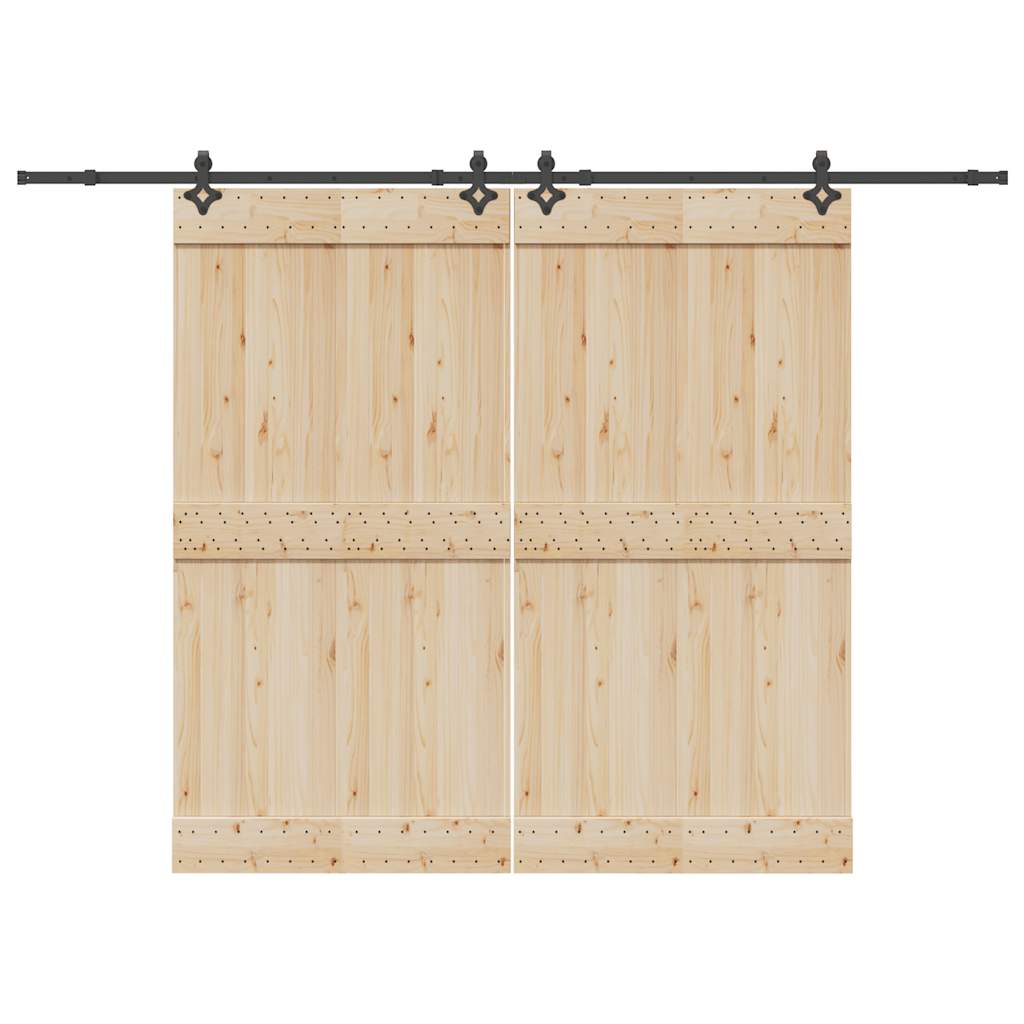 JUNG Vida Schiebetürbeschlag-Set 305 cm Stahl Schwarz