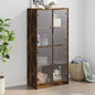 JUNG Vida Highboard mit Türen Räuchereiche 68x37x142 cm Holzwerkstoff