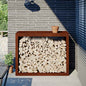 JUNG Vida Brennholzregal 100x40x80 cm Wetterfester Stahl