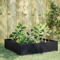 JUNG Vida Hochbeet Schwarz 100x100x25 cm Stahl