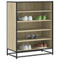 JUNG Vida Schuhschrank Sonoma Eiche 75x38x97,5 cm Holzwerkstoff Metall
