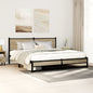 JUNG Vida Metallbett ohne Matratze Sonoma-Eiche 183x213 cm