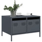 JUNG Vida TV-Schrank Anthrazit 68x50x43,5 cm Kaltgewalzter Stahl