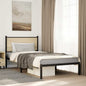 JUNG Vida Metallbett ohne Matratze Sonoma-Eiche 100x190 cm