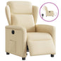 JUNG Vida Relaxsessel Elektrisch Creme Stoff