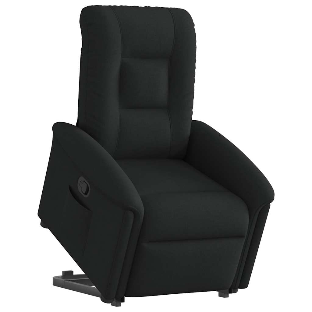 JUNG Vida Relaxsessel mit Aufstehhilfe Schwarz Stoff