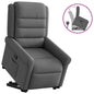 JUNG Vida Relaxsessel mit Aufstehhilfe Dunkelgrau Stoff