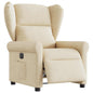 JUNG Vida Relaxsessel Elektrisch Creme Stoff