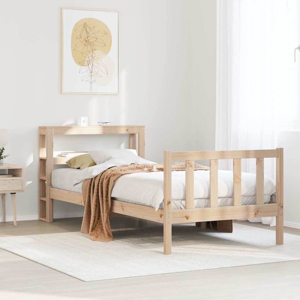 JUNG Vida Massivholzbett ohne Matratze 100x200 cm Kiefernholz