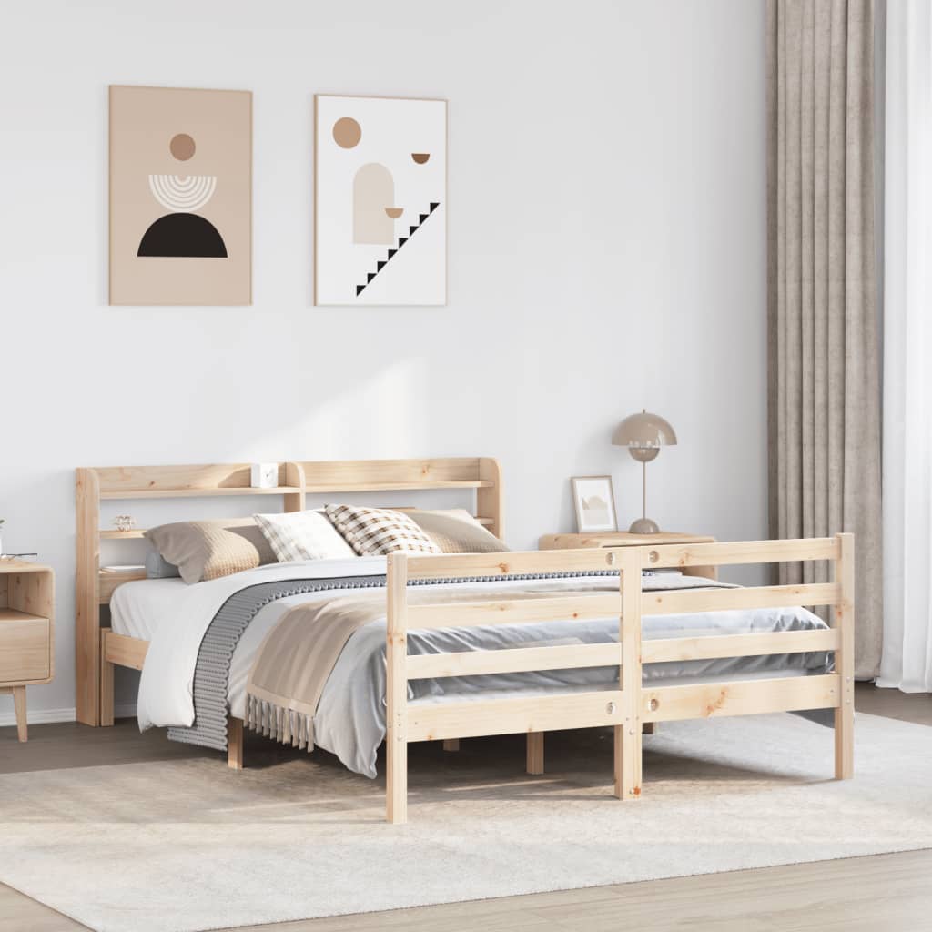 JUNG Vida Bettgestell mit Kopfteil ohne Matratze 135x190 cm