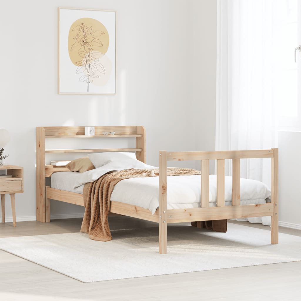 JUNG Vida Bettgestell mit Kopfteil ohne Matratze 75x190 cm