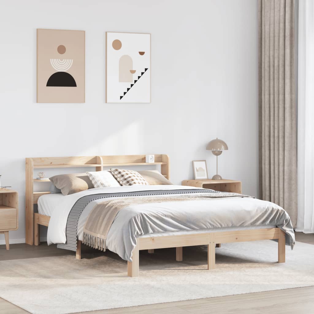 JUNG Vida Bettgestell mit Kopfteil ohne Matratze 140x190 cm