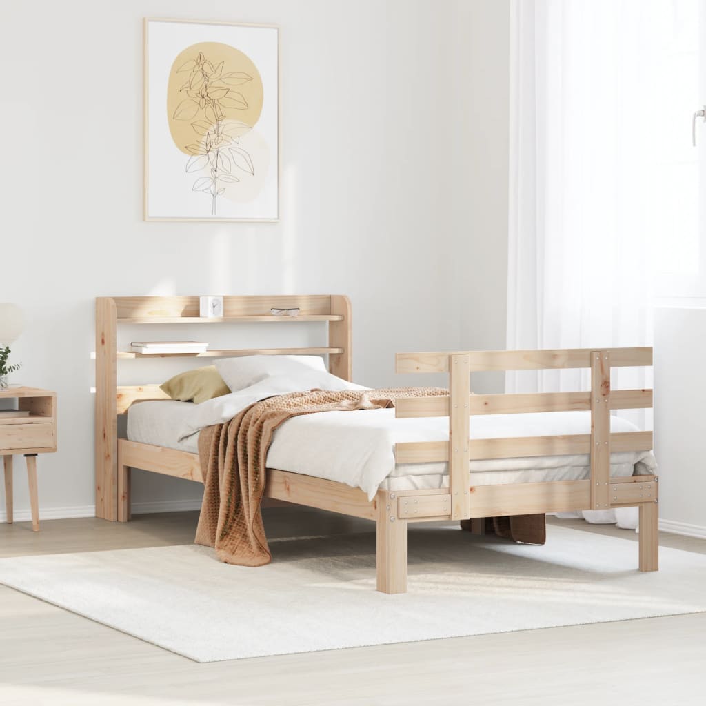 JUNG Vida Bettgestell mit Kopfteil ohne Matratze 90x190 cm