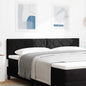 JUNG Vida LED Kopfteil Schwarz 180 cm Kunstleder