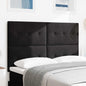 JUNG Vida LED Kopfteil mit LED-Lichtleisten Schwarz 144 cm Polyester