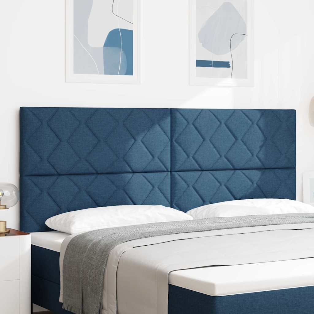 JUNG Vida Kopfteil Blau 200 cm Stoff