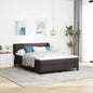JUNG Vida Boxspringbett mit Matratze Dunkelbraun 160 x 200 cm Stoff