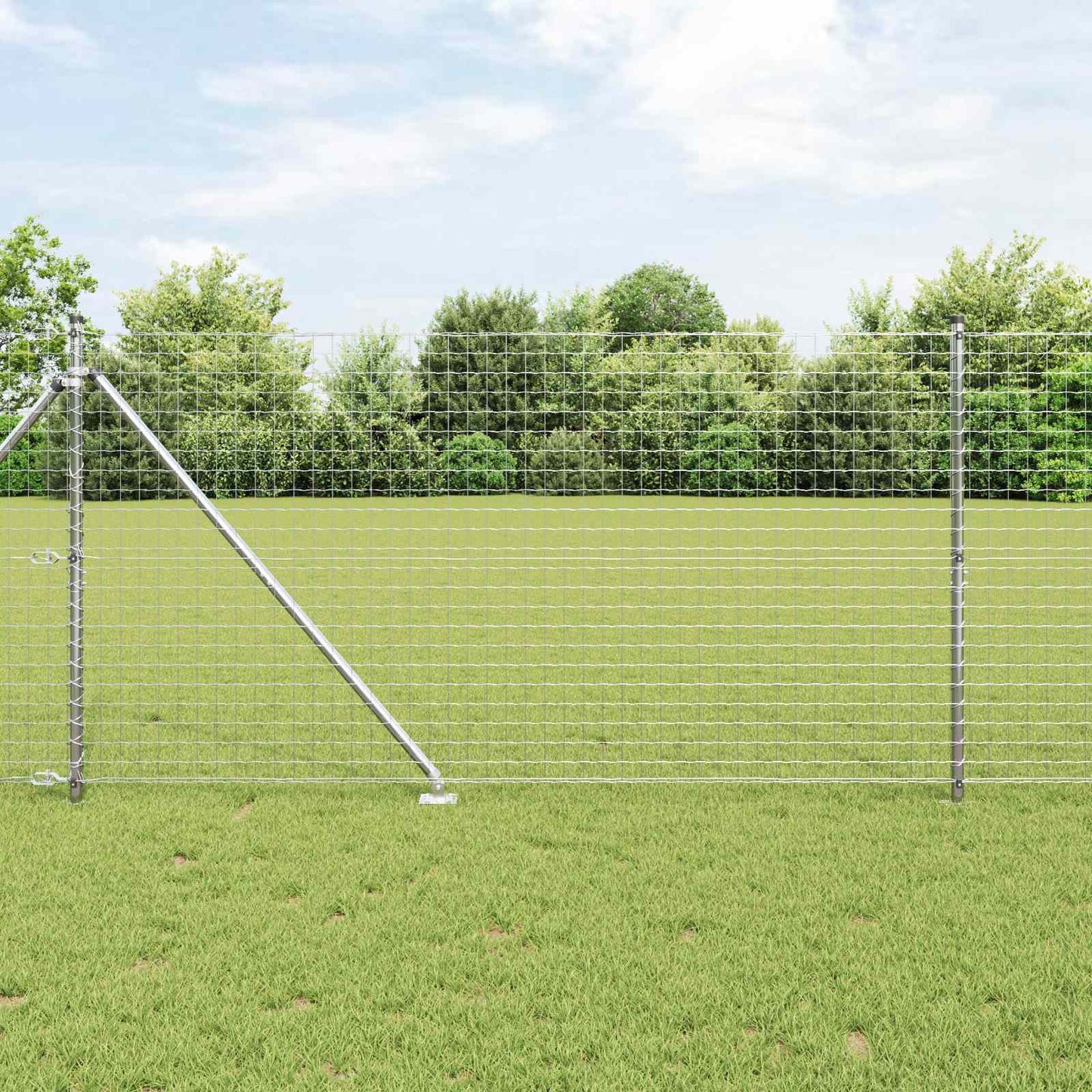 JUNG Vida Zaunpfosten 52 pcs Grau 3,2 x 3,2 x 185 cm