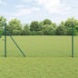 JUNG Vida Zaunpfosten Grün 10 x 1 m (40 x 40 mm Maschen) Stahl und PVC
