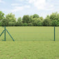 JUNG Vida Zaunpfosten Grün 25 x 0,4 m (40 x 40 mm Maschen) Stahl und PVC