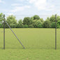 JUNG Vida Zaunpfosten Grau 10 x 1,6 m (60 x 60 mm Maschenweite)